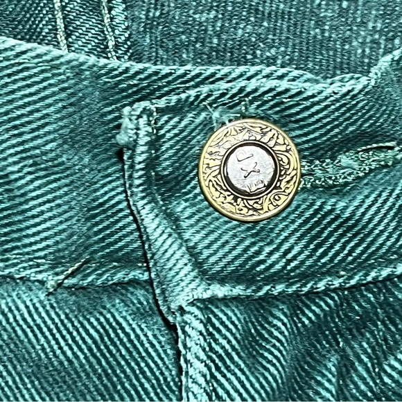 Vintage Express Tapered Fit Jeans Womens Size 9/10 Green Mom Jeans Made In USA - Picture 8 of 13